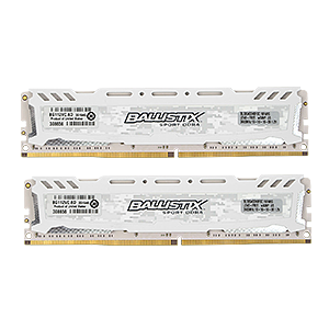 Sport LT White 16GB Kit (2 x 8GB) DDR4-2400