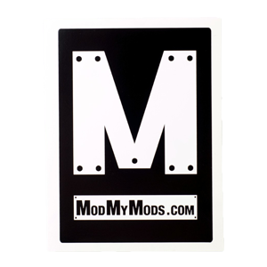 ModMyMods Vinyl Sticker- Black