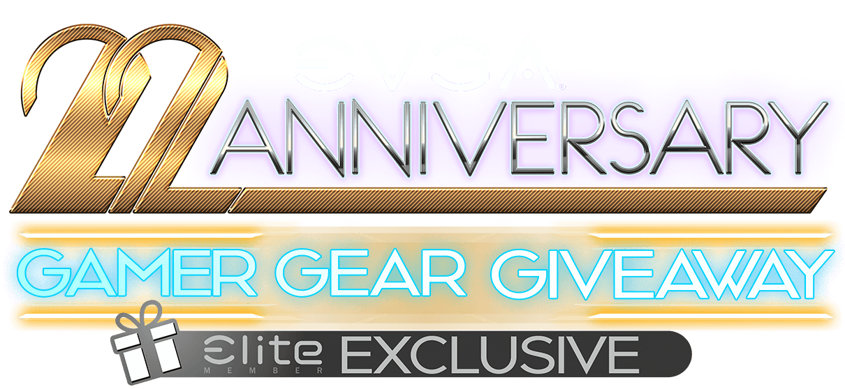 EVGA 22nd Anniversary Gamer Gear Giveaway 2021