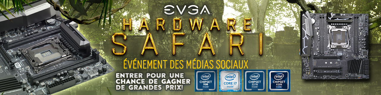 Évènement des médias sociaux EVGA Hardware Safari