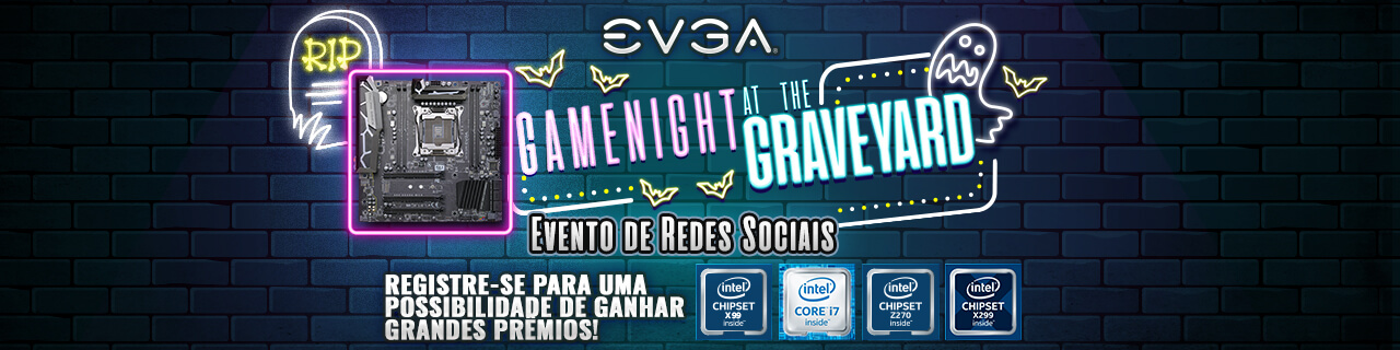 Evento de Mídias Sociais EVGA Gamenight at the Graveyard!