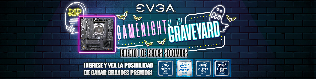 Evento de Redes Sociales EVGA Game Night at the Graveyard