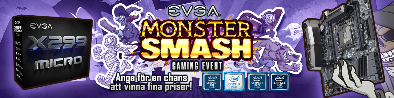 EVGA:s gamingevent Monster Smash