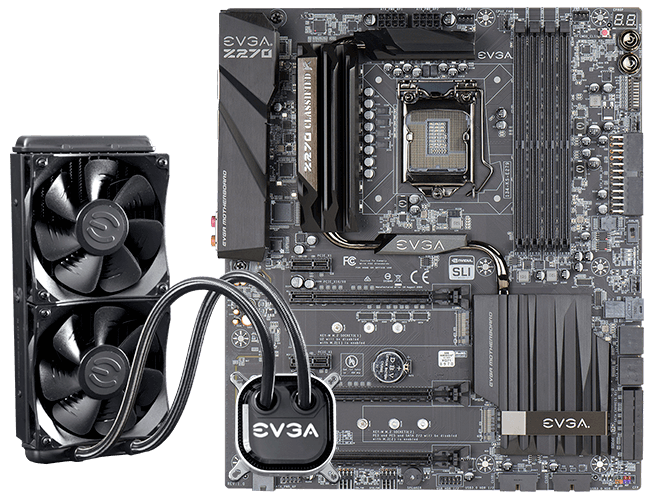 EVGA Z270 Classified K + EVGA CLC 240 Liquid / Water CPU Cooler