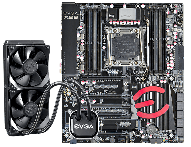 EVGA X99 Classified + EVGA CLC 280 Liquid / Water CPU Cooler