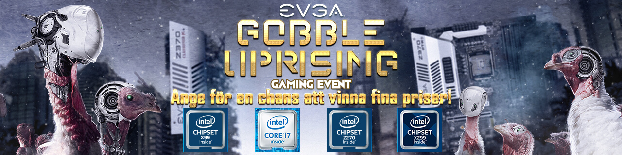 EVGA:s gamingevent Gobble Uprising