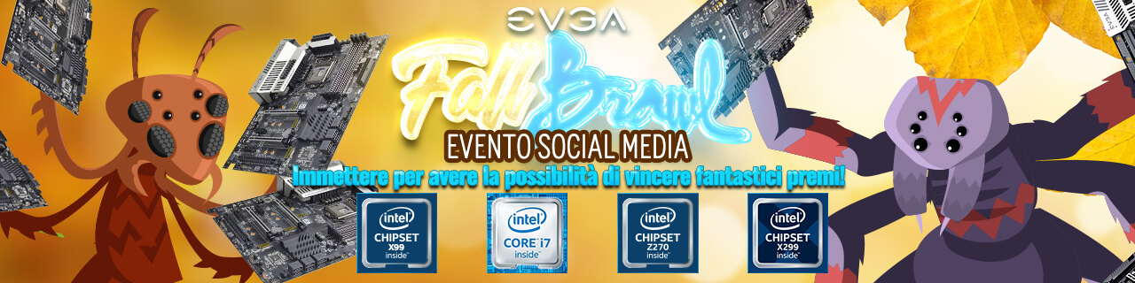 Evento sui Social Media EVGA Fall Brawl! 