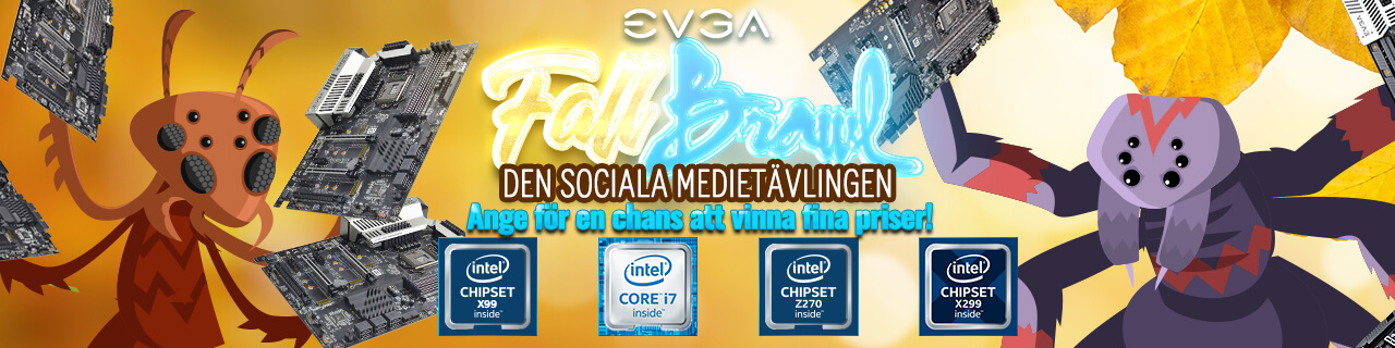 EVGA:s event Fall Brawl på sociala medier!