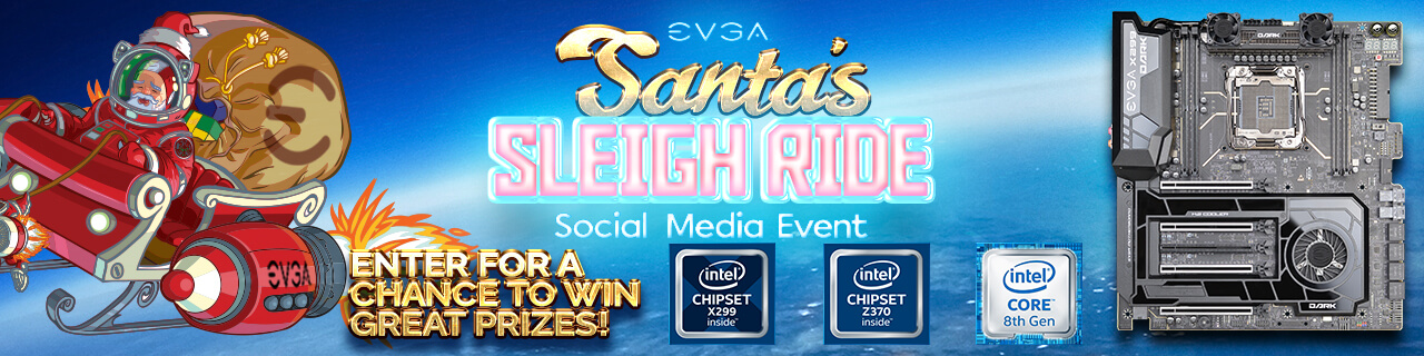 EVGA Santa's Sleigh-ride Social Media Event