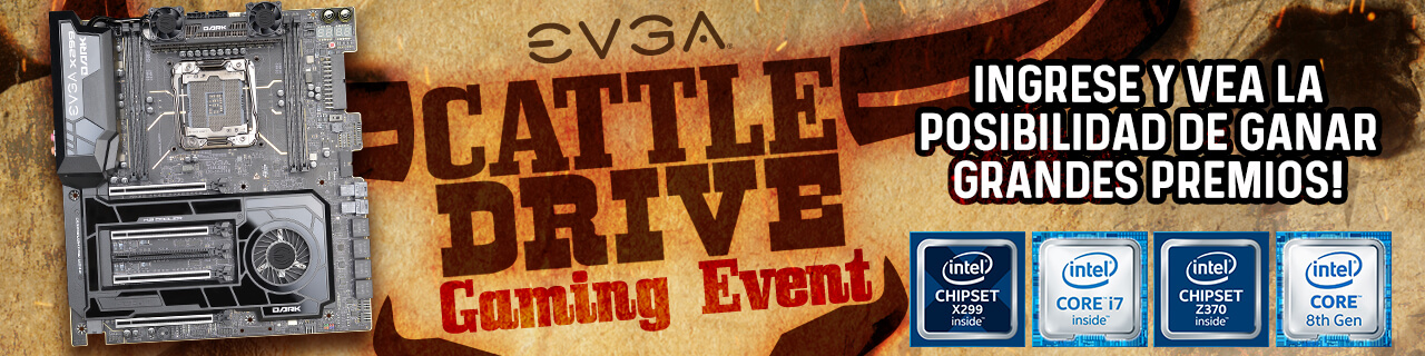 Evento de gaming Cattle Drive de EVGA!
