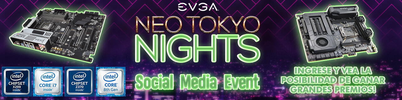 Evento de Redes Sociales Noches de Neo Tokyo