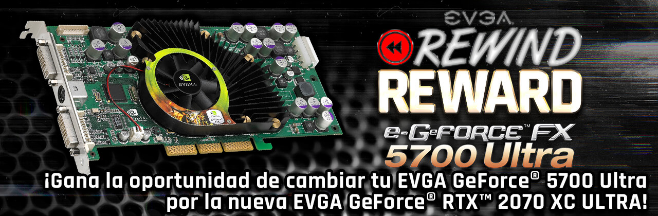 EVGA e-GeForce FX 5700 Ultra a EVGA GeForce RTX 2070 XC ULTRA GAMING