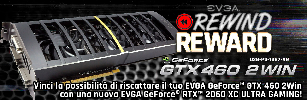 Da EVGA GeForce GTX 460 2Win a EVGA GeForce RTX 2060 XC ULTRA GAMING