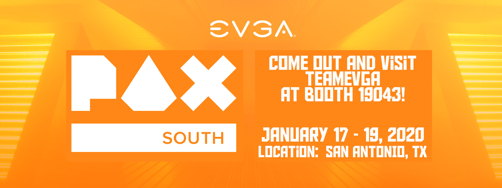 Join EVGA at PAX South 2020!