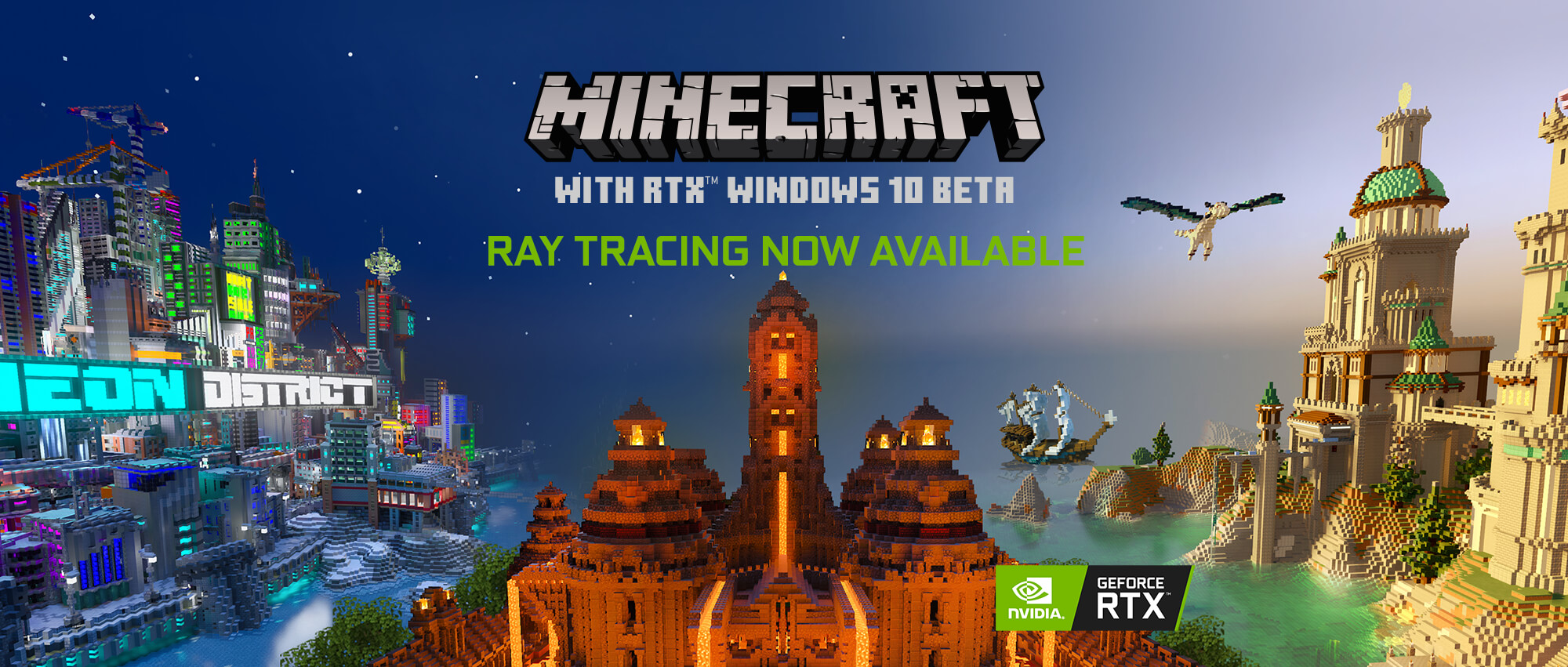 Minecraft with RTX: The World's Best Selling Videogame Is Adding Ray Tracing, GeForce News