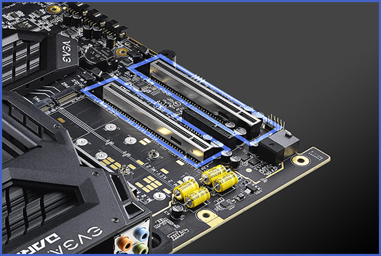NVIDIA® SLI® Ready with Metal Reinforced PCIe Slots