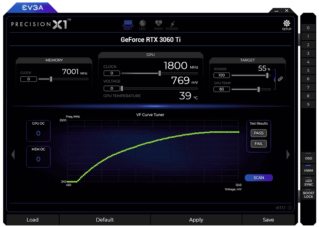 EVGA Precision X1