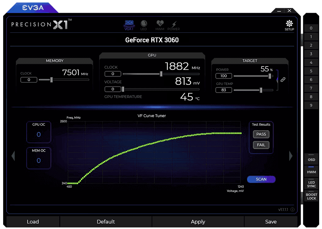 EVGA Precision X1