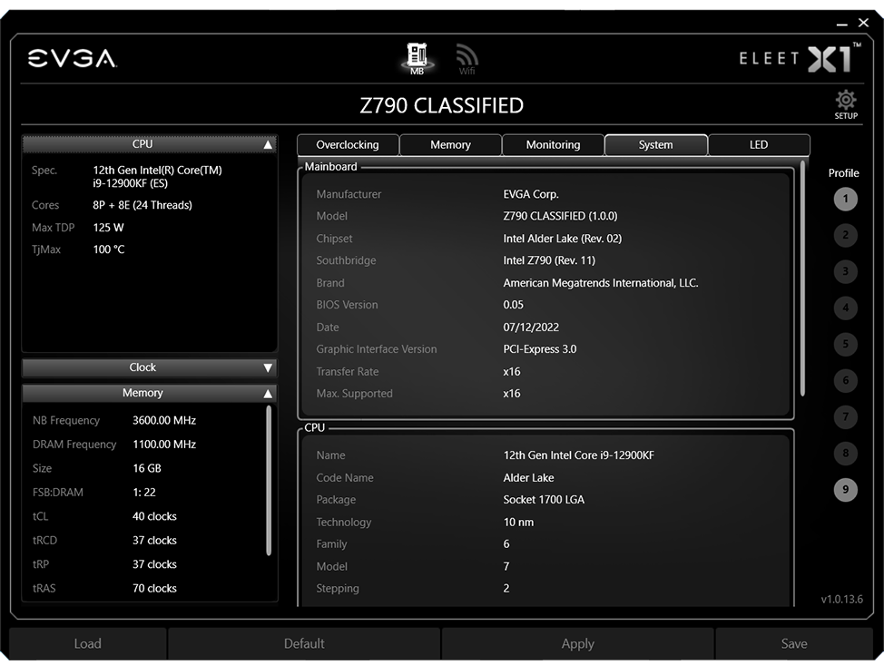 EVGA ELEET X1 Essential Utility for Peace of Mind Overclocking
