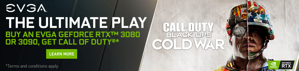 BUY AN EVGA GEFORCE RTX™ 3080 or 3090, GET CALL OF DUTY®