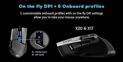 On the fly DPI + Profiles X20 & X17