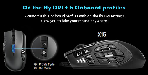 On the fly DPI + Profiles X15