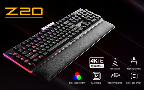 10 - EVGA Z Series Mechanical Gaming Keyboards