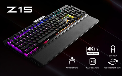 11 - EVGA Z Series Mechanical Gaming Keyboards