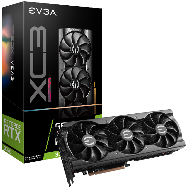 EVGA - EU - Products - EVGA GeForce RTX 3070 XC3 ULTRA GAMING, 08G