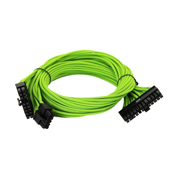 EVGA 100-G2-08GG-B9 450-850 B3/B5/G2/G3/G5/GP/GM/P2/PQ/T2 Green Power Supply Cable Set (Individually Sleeved)