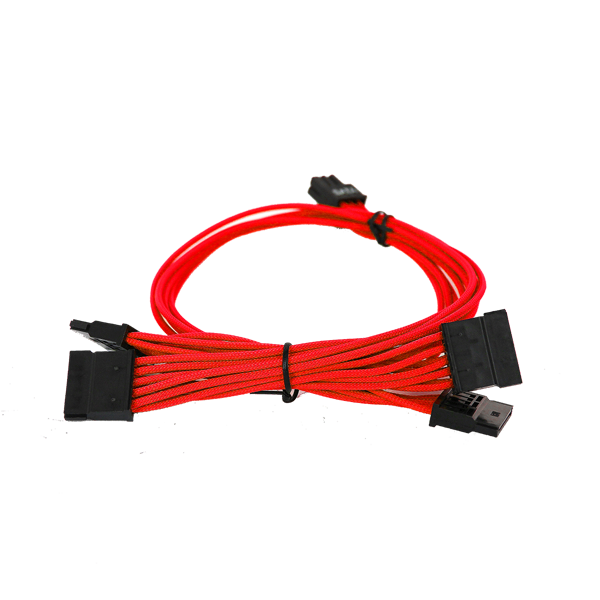EVGA 100-G2-13RR-B9 1000-1300 G2/G3/P2/T2 Red Power Supply Cable Set (Individually Sleeved)