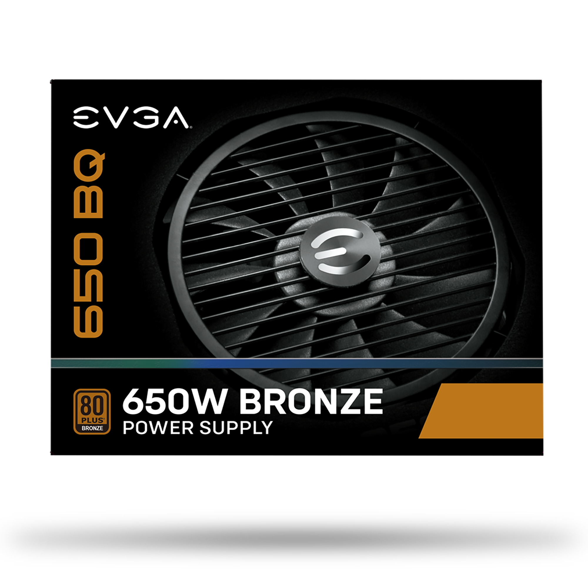 EVGA 650 BQ, 80+ BRONZE 650W, Semi-Modulaire, 5 Ans de Garantie