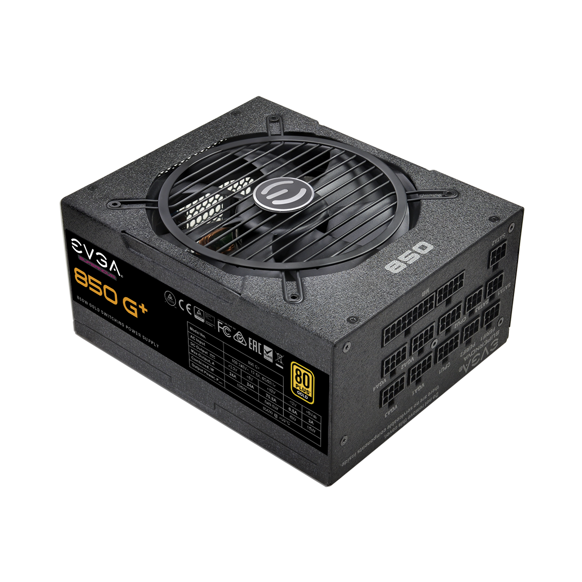 EVGA - Products - EVGA SuperNOVA 850 G5, 80 Plus Gold 850W, Fully Modular,  Eco Mode with FDB Fan, 10 Year Warranty, Includes Power ON Self Tester,  Compact 150mm Size, Power Supply 220-G5-0850-X1 - 220-G5-0850-X1