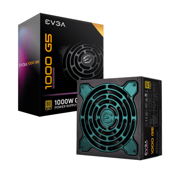 EVGA 220-G5-1000-X2  SuperNOVA 1000 G5, 80 Plus Gold 1000W, Fully Modular, Eco Mode with FDB Fan, 10 Year Warranty, Includes Power ON Self Tester, Compact 150mm Size, Power Supply 220-G5-1000-X2 (EU)