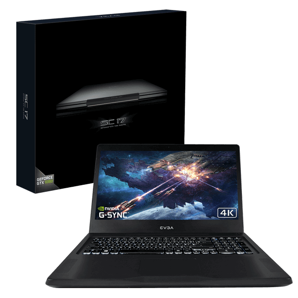 Evga Fr Products Evga Sc17 1080 17 3 4k Gaming Laptop Intel Core I7 Geforce Gtx 1080 32 Gb Ddr4 256 Gb Ssd 1 Tb Hdd 768 55 2633 T2 Russian Keyboard 768 55 2633 T8