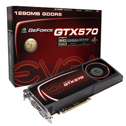 EVGA GeForce GTX 570 Superclocked+ w/ Backplate