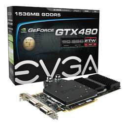 EVGA GeForce GTX 480 Hydro Copper FTW
