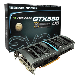 EVGA GeForce GTX 580 DS Superclocked