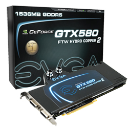 EVGA GeForce GTX 580 FTW Hydro Copper 2