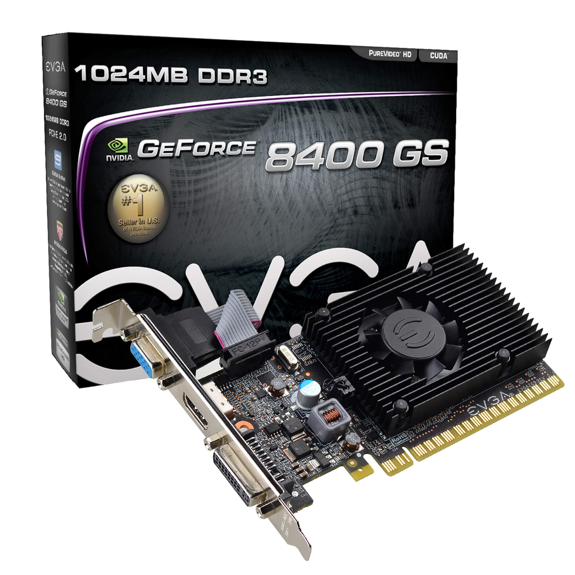 EVGA GeForce 8400 GS DDR3 - 01G-P3-1302-LR