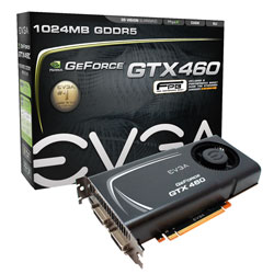 EVGA GeForce GTX 460 1024MB EE (External Exhaust)