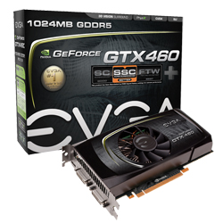 EVGA GeForce GTX 460 SSC+ w/ Backplate