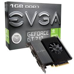 EVGA GeForce GT 710 1GB (Single Slot, Dual DVI) (01G-P3-2716-KR)