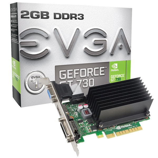 EVGA 02G-P3-1733-KR  GeForce GT 730 2GB