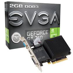 EVGA GeForce GT 710 2GB (Dual Slot, Passive) (02G-P3-2712-KR)