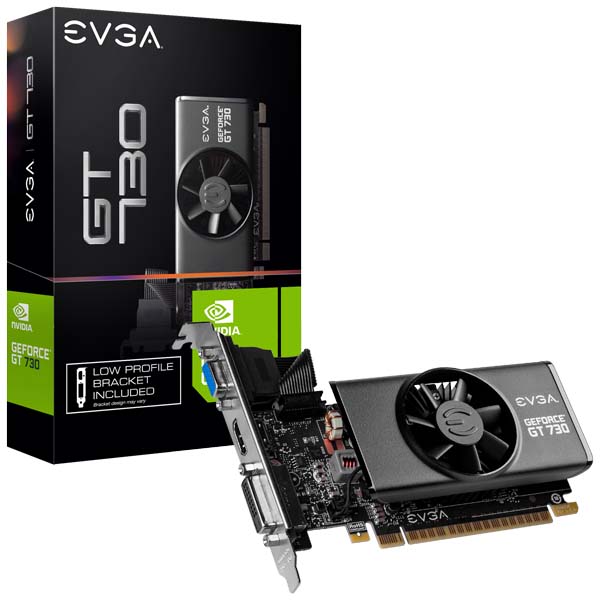 EVGA 02G-P3-3733-KR  GeForce GT 730 2GB (Low Profile)
