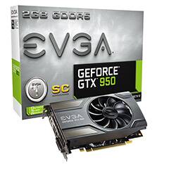 EVGA GeForce GTX 950 SC GAMING (02G-P4-1956-KR)