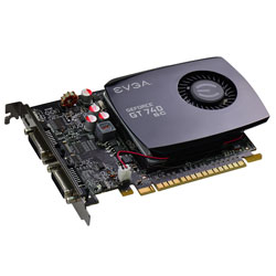 EVGA GeForce GT 740 2GB Superclocked (Single Slot) (02G-P4-2742-RX)