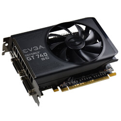 EVGA GeForce GT 740 2GB Superclocked (Dual Slot) (02G-P4-2743-RX)