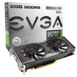 EVGA GeForce GTX 760 w/ EVGA ACX Cooling (02G-P4-2763-KR)